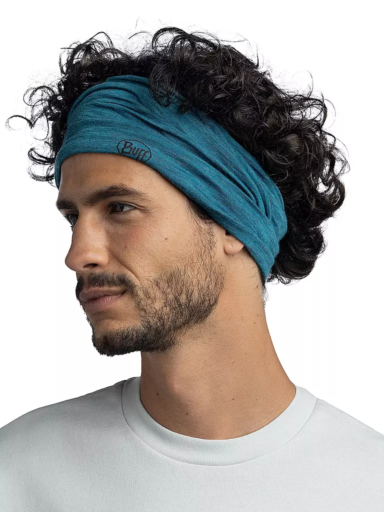 BUFF | Multifunktionstuch Lightweight Merino Wool | dunkelblau