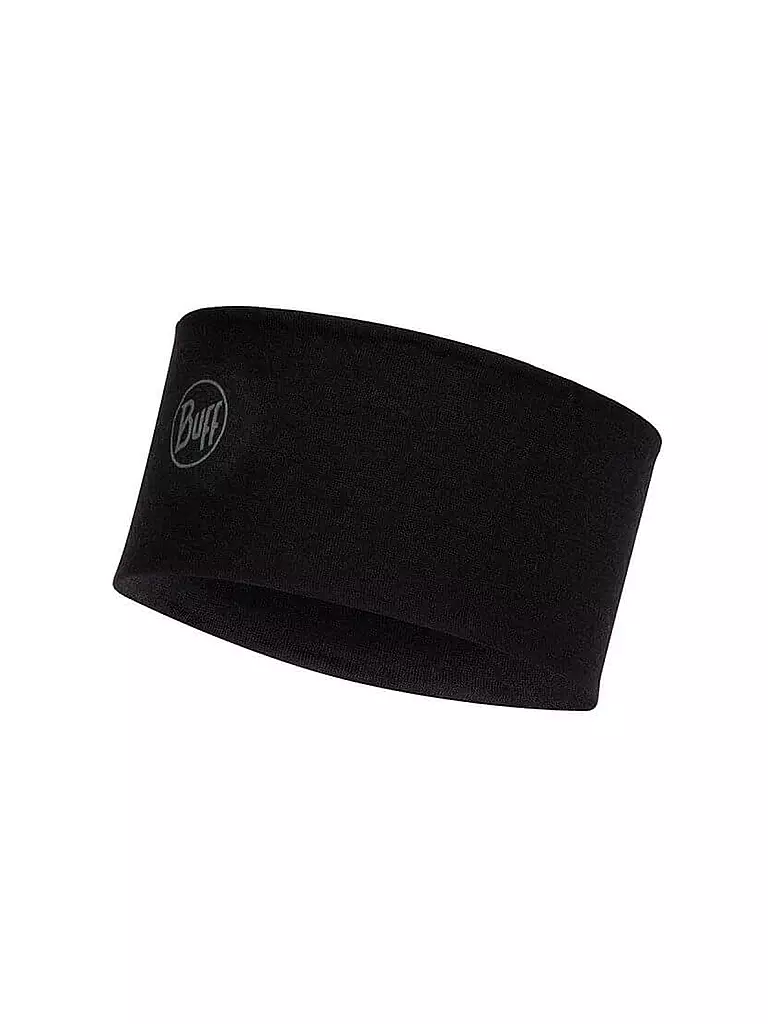 BUFF | Stírnband 2Layer Midweight Merino Wool | schwarz