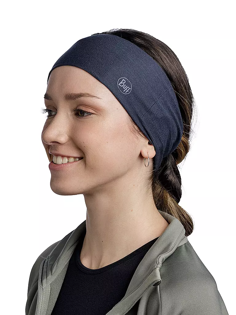 BUFF | Stirnband Coolnet UV+ | dunkelblau