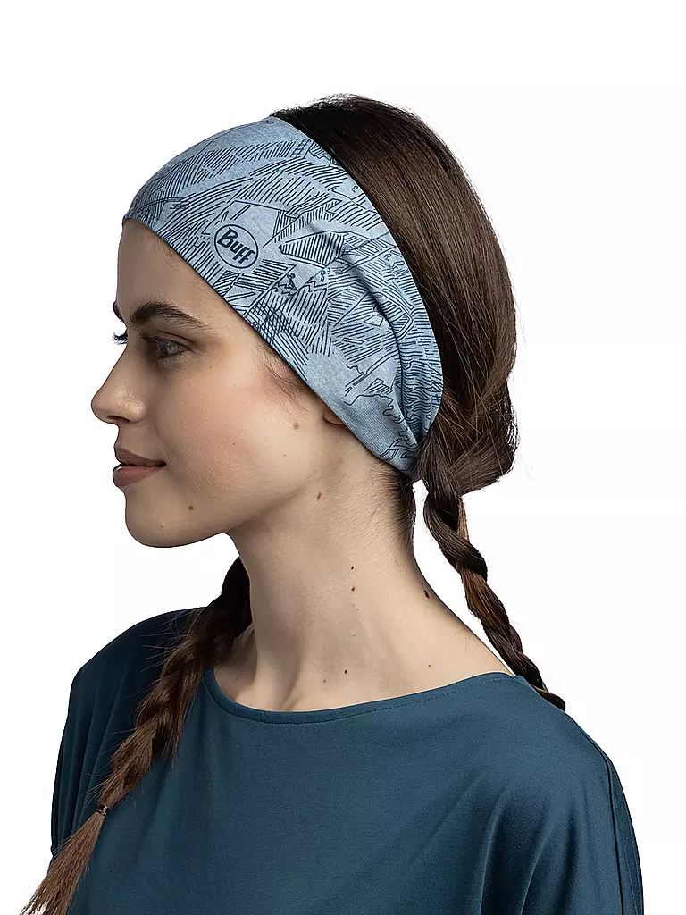 BUFF | Stirnband Coolnet UV® Wide | hellblau