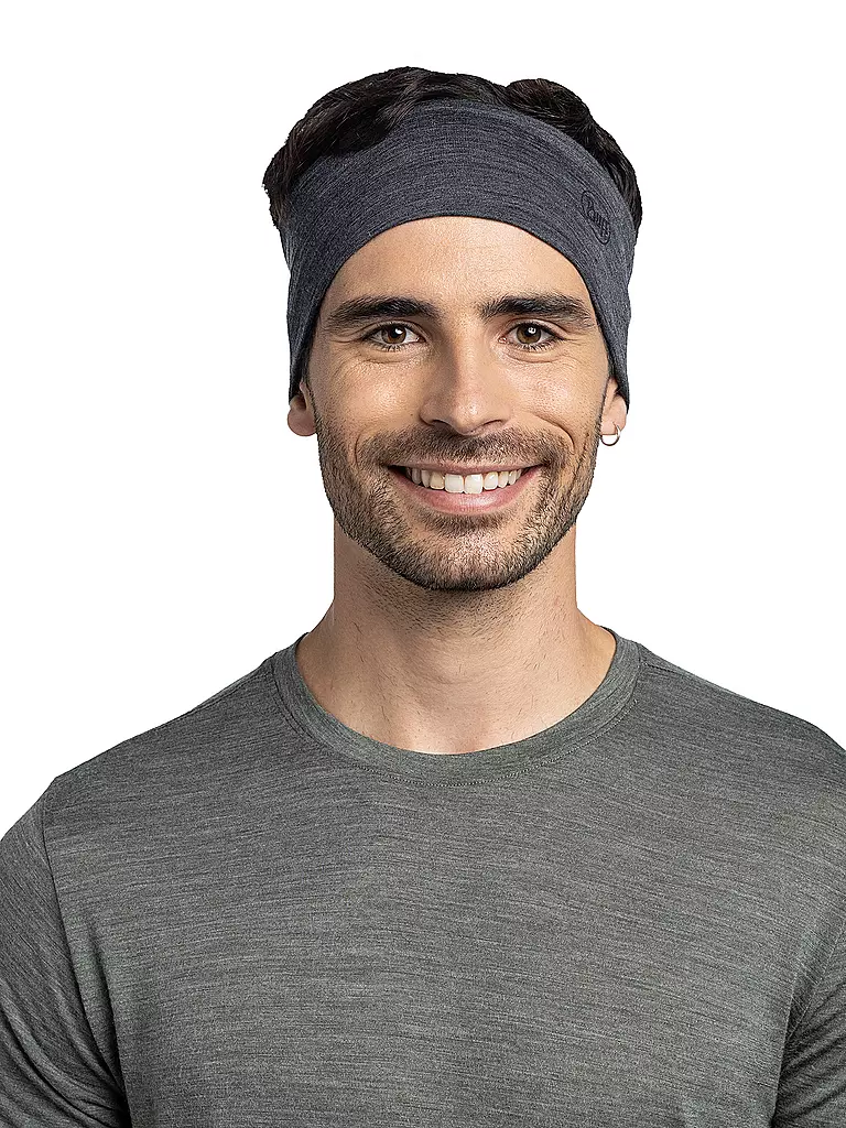 BUFF | Stirnband Merino LW | grau