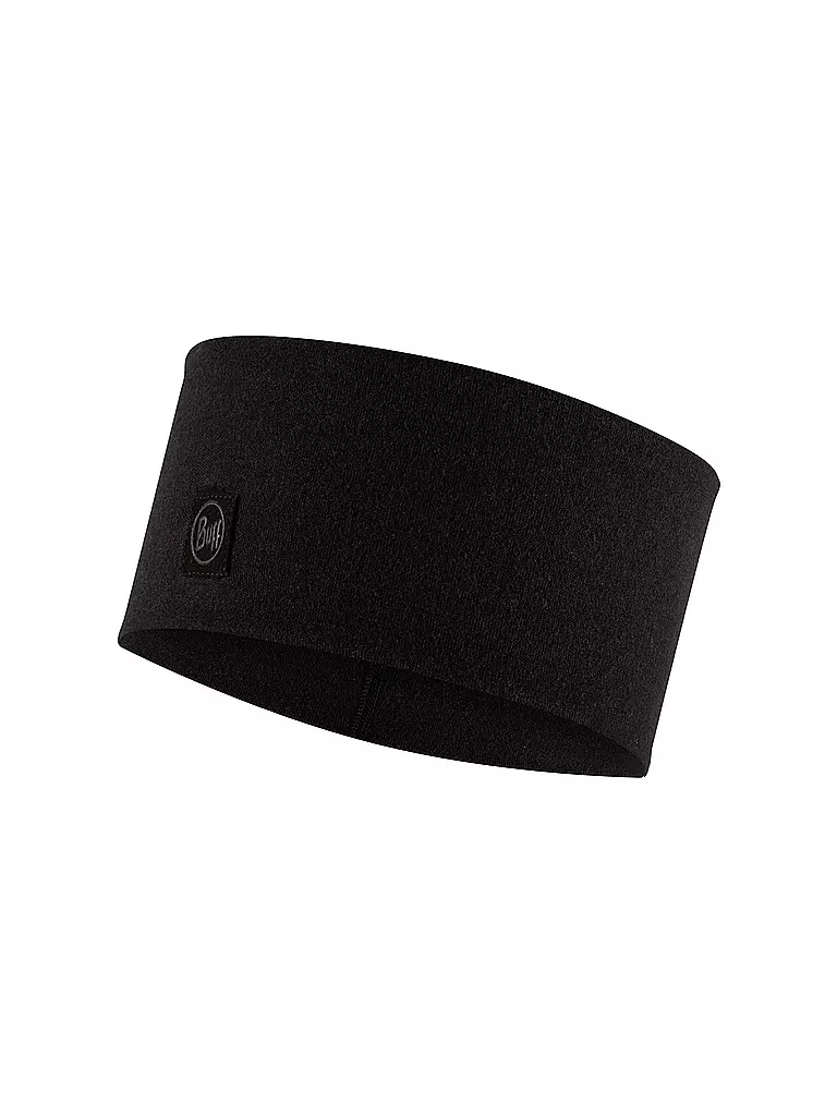 BUFF | Stirnband Merino Wide | schwarz