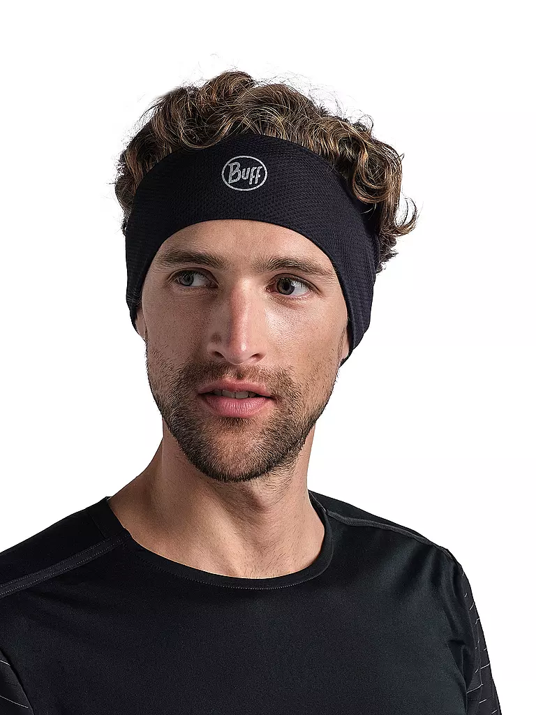 BUFF | Stirnband Reflective Fastwick R-Solid Black | schwarz