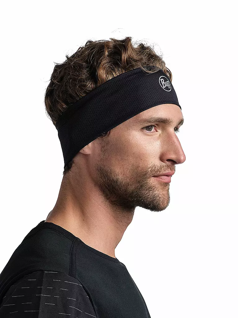 BUFF | Stirnband Reflective Fastwick R-Solid Black | schwarz