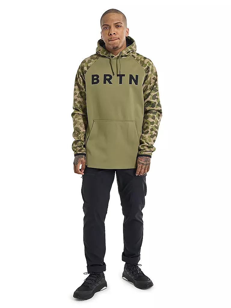 BURTON | Herren Hoodie Crown wetterfest | olive