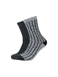 CAMANO | Herren Freizeitsocken Cosy Mouline 2er Pkg. | schwarz