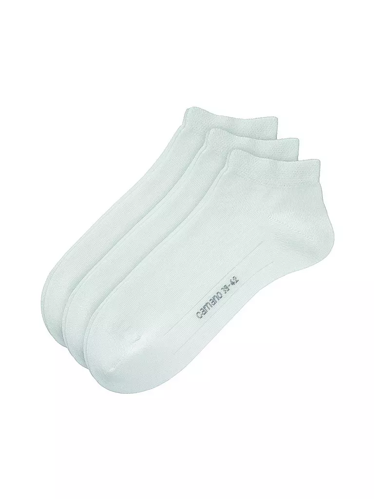 CAMANO | Sneaker-Socken 3er Pkg. | weiss