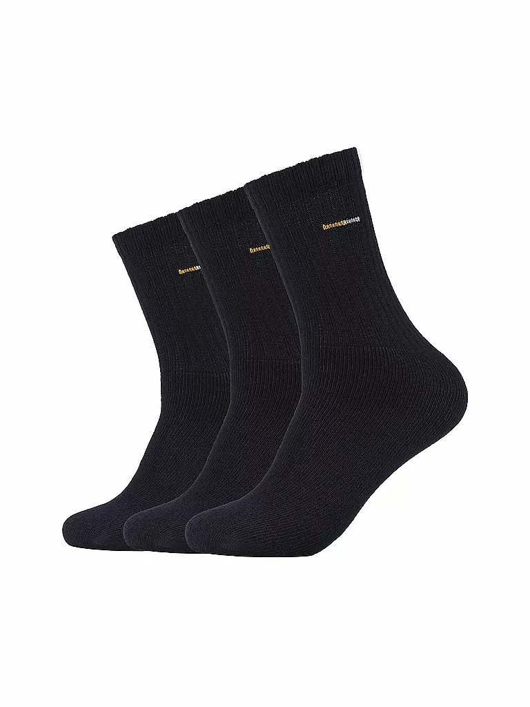 CAMANO | Sportsocken Unisex 3er Pkg. | schwarz