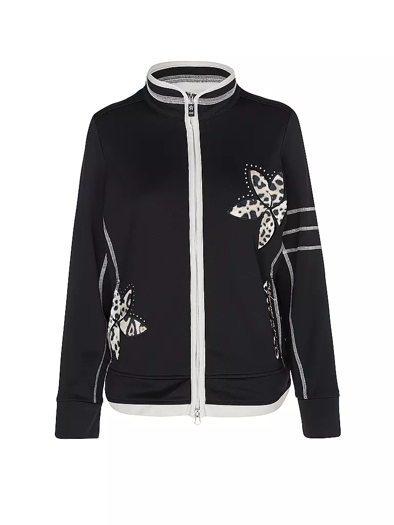 CANYON | Damen Jacke Leo Blumen Details | schwarz