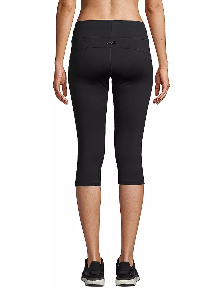 CASALL | Damen Fitnesscapri Essential 3/4 | schwarz