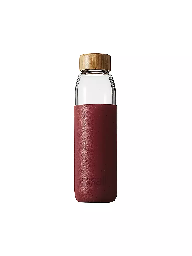 CASALL | Trinkflasche Fresh glass bottle 0,5L | rosa