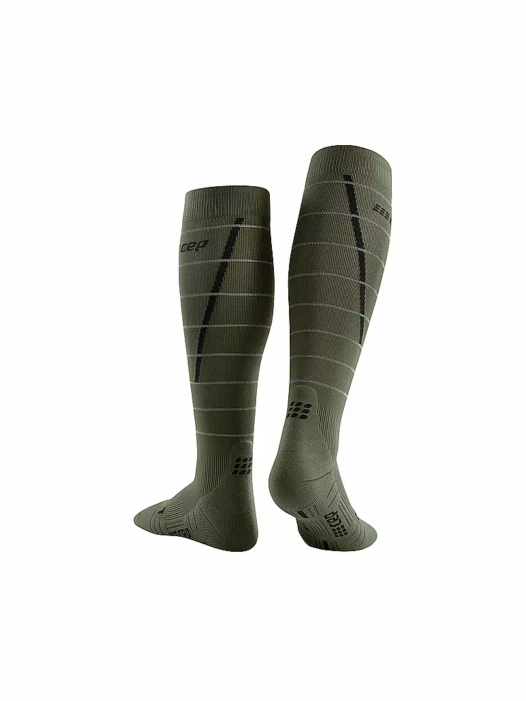 CEP | Herren Kompressionsstutzen Reflective Socks | olive