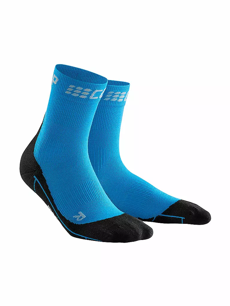 CEP | Herren Laufsocken Winter Short Socks | blau