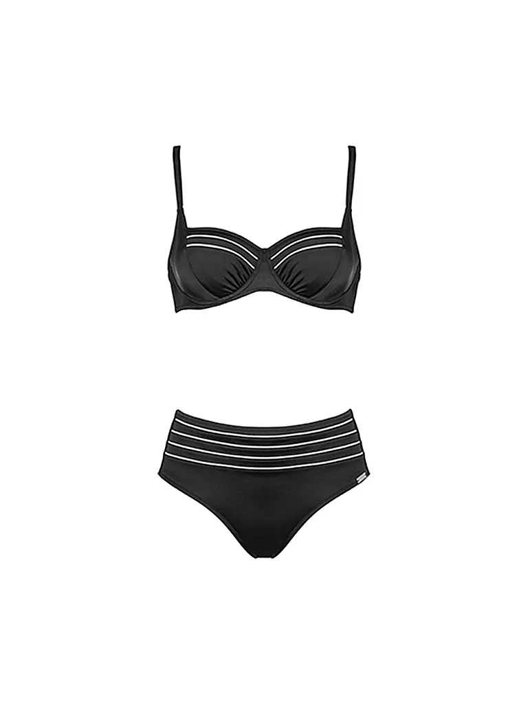 CHARMLINE | Damen Bikini Pure Lines | schwarz