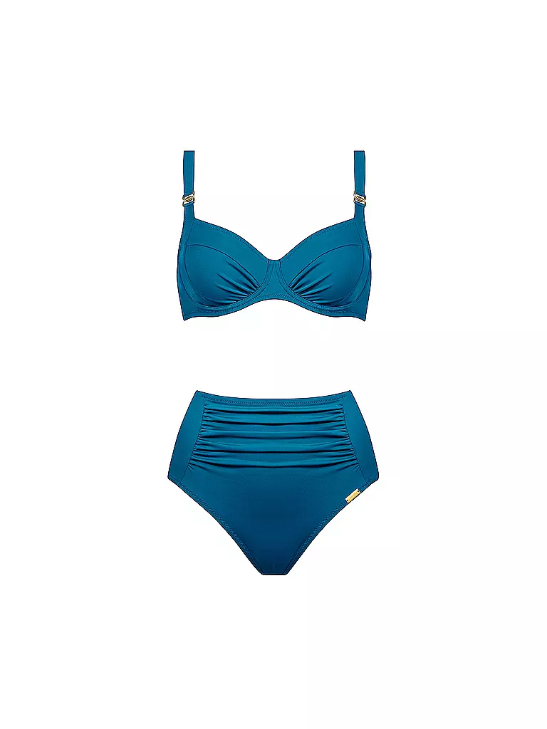 CHARMLINE | Damen Bikini Uni | petrol