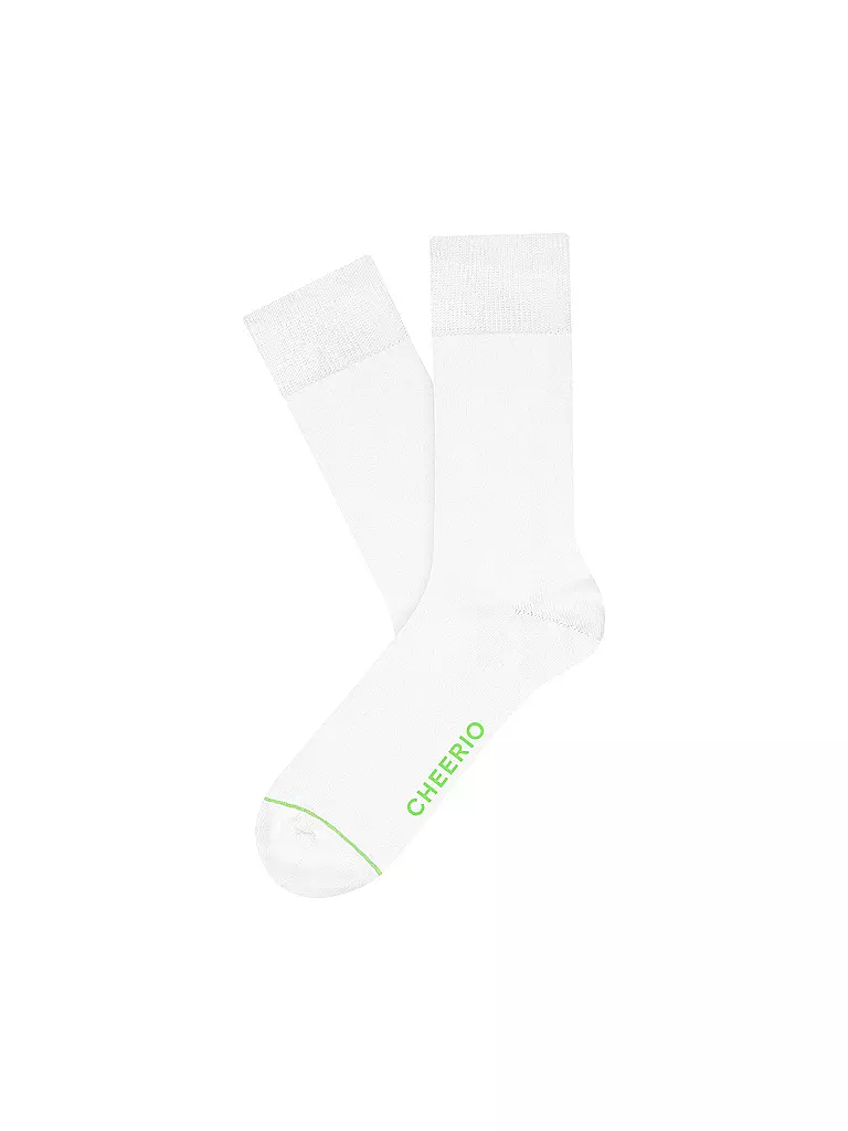 CHEERIO | Freizeitsocken Best Friend 2er Pack | weiss