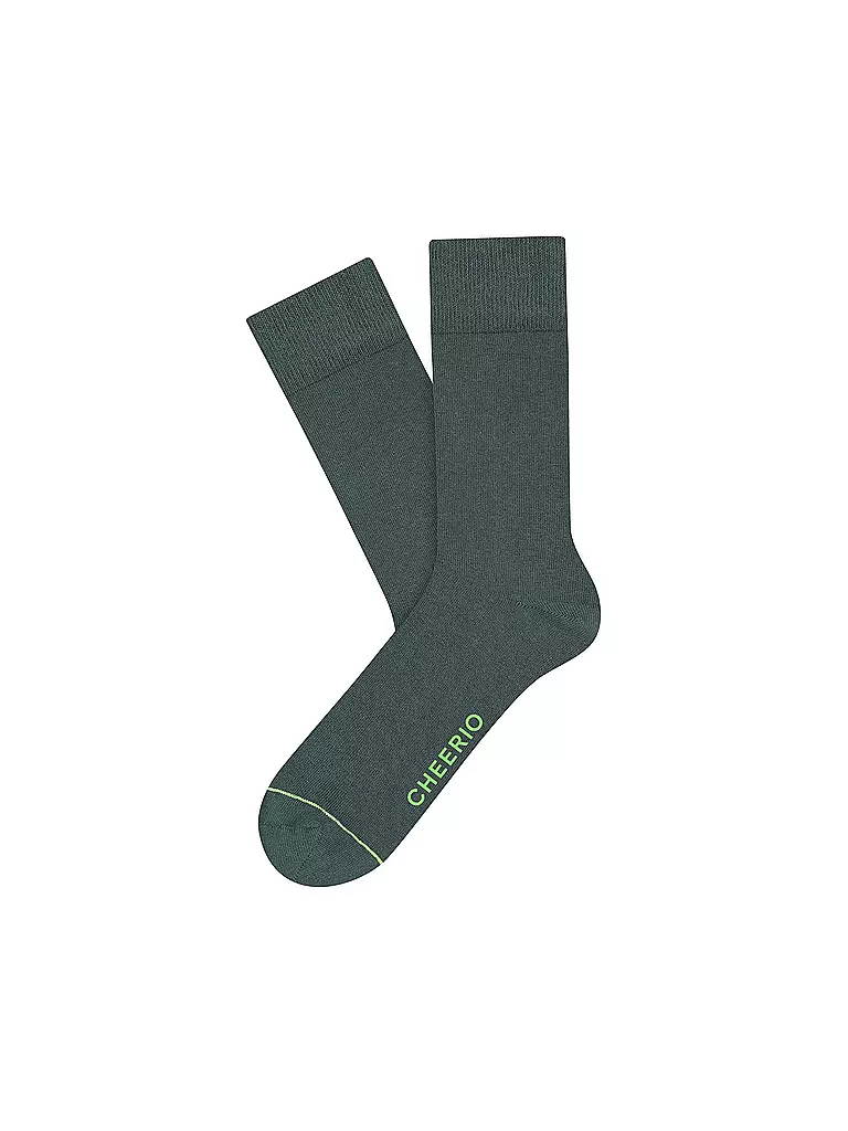 CHEERIO | Freizeitsocken Best Friend 2er Pack | olive