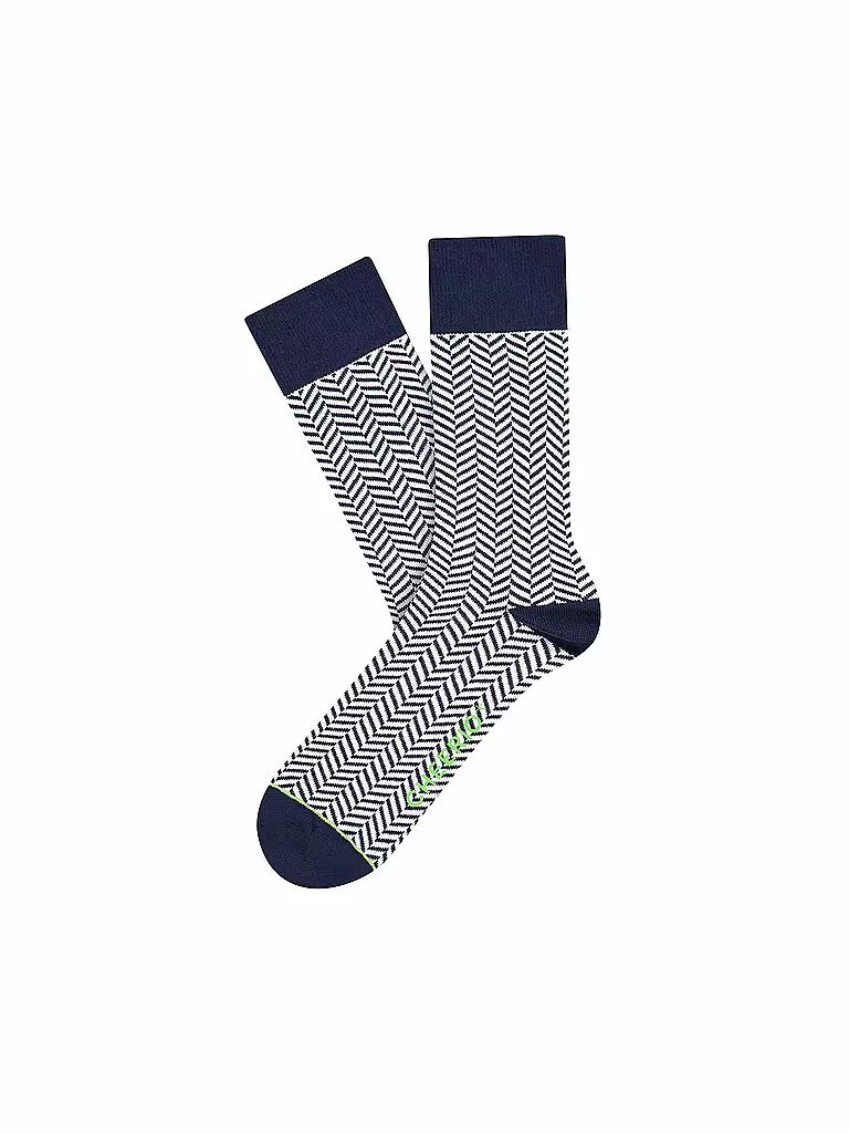 CHEERIO | Freizeitsocken Herringbone Homie 2er Pack | dunkelblau