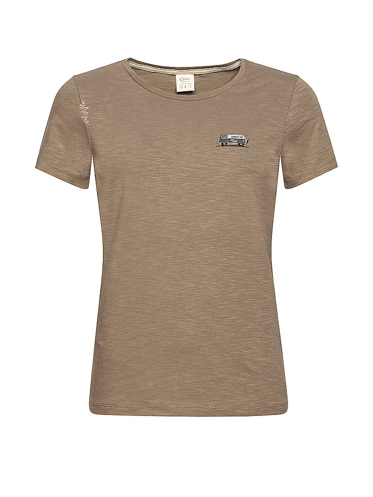 CHILLAZ Damen Klettershirt Valencia Climbers Life braun | 36