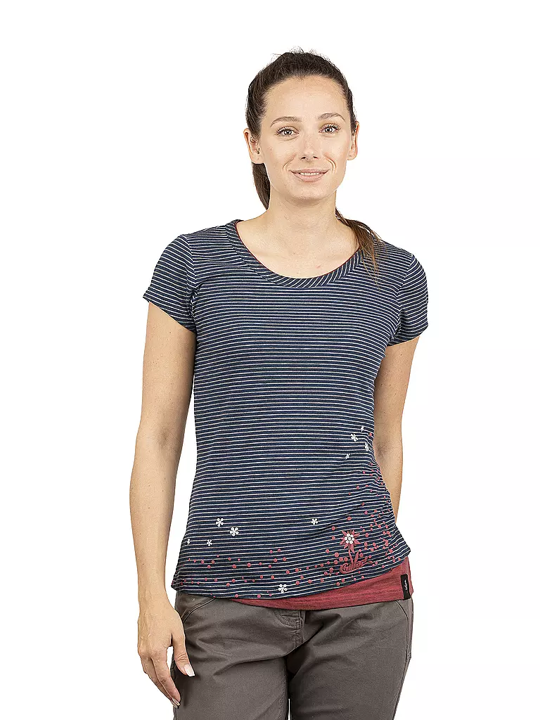 CHILLAZ | Damen Klettershirt Fancy Little Dot | dunkelblau