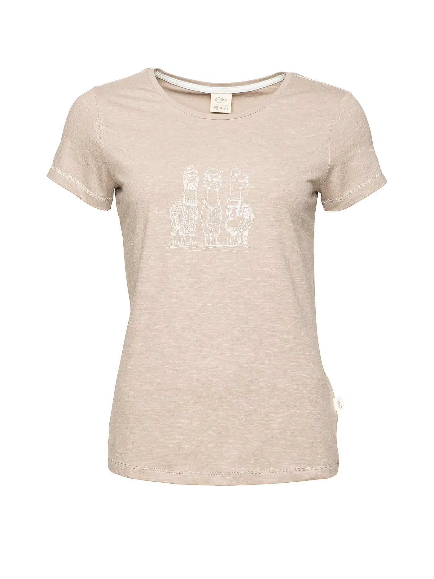 CHILLAZ | Damen Klettershirt Gandia Alpaca Gang | hellbraun