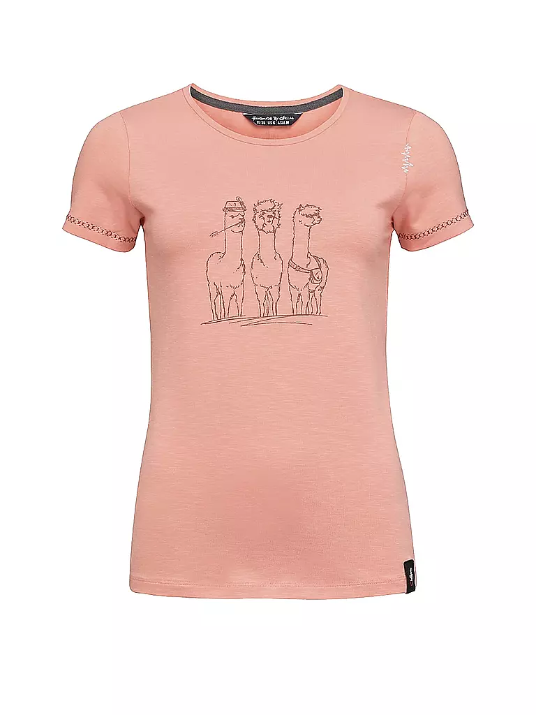 CHILLAZ | Damen Klettershirt Gandia Alpaca Gang | rosa