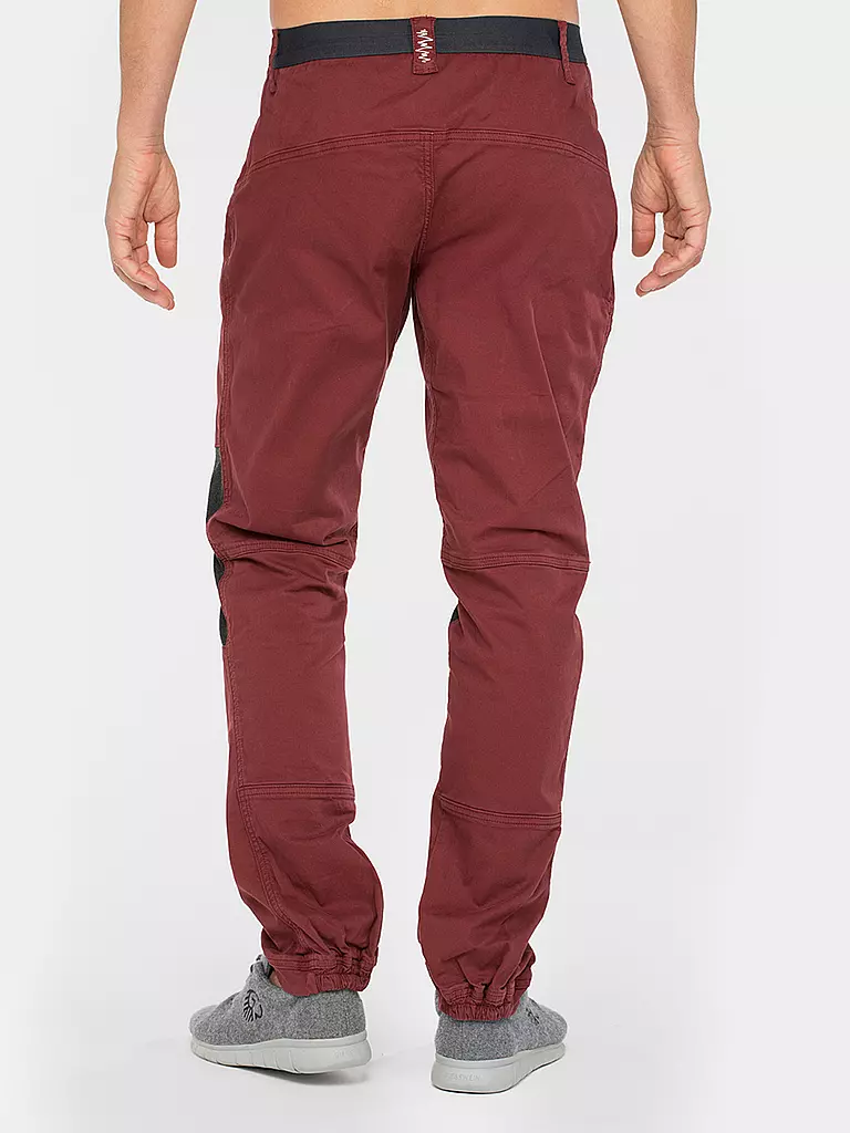 CHILLAZ | Herren Kletterhose Direttissima | dunkelrot