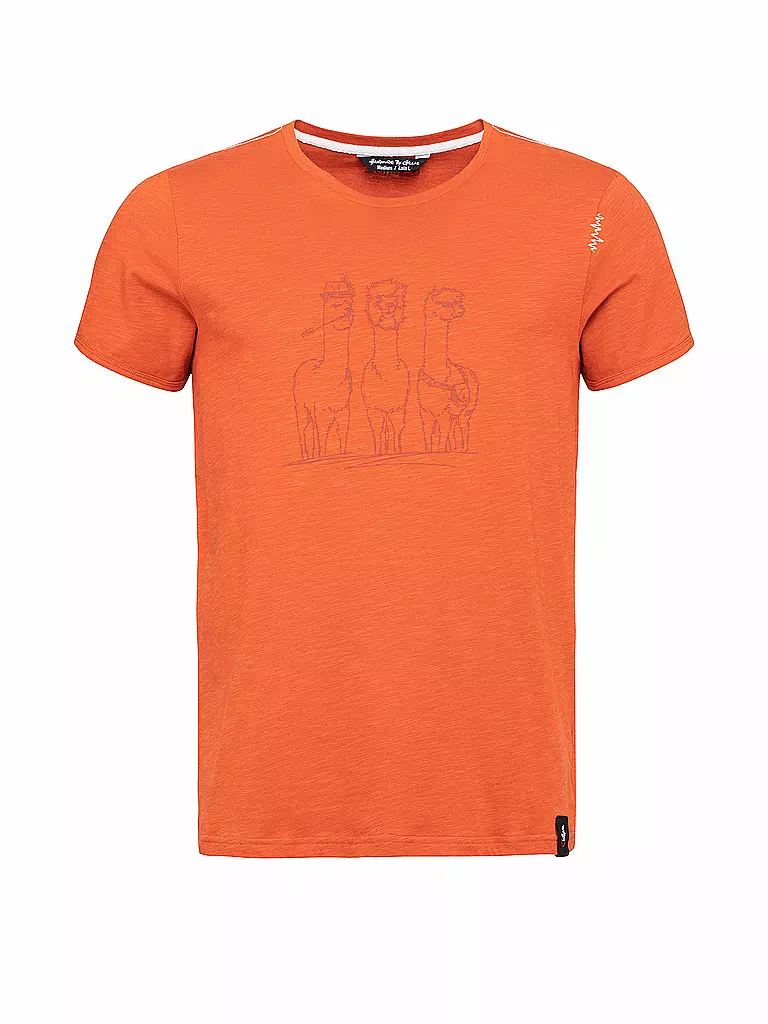 CHILLAZ | Herren Klettershirt Alpaca Gang | orange