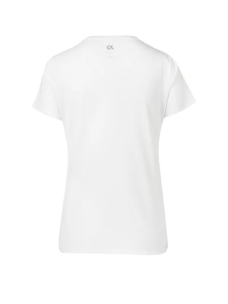 CK PERFORMANCE | Damen Fitness-Shirt Logo | weiß