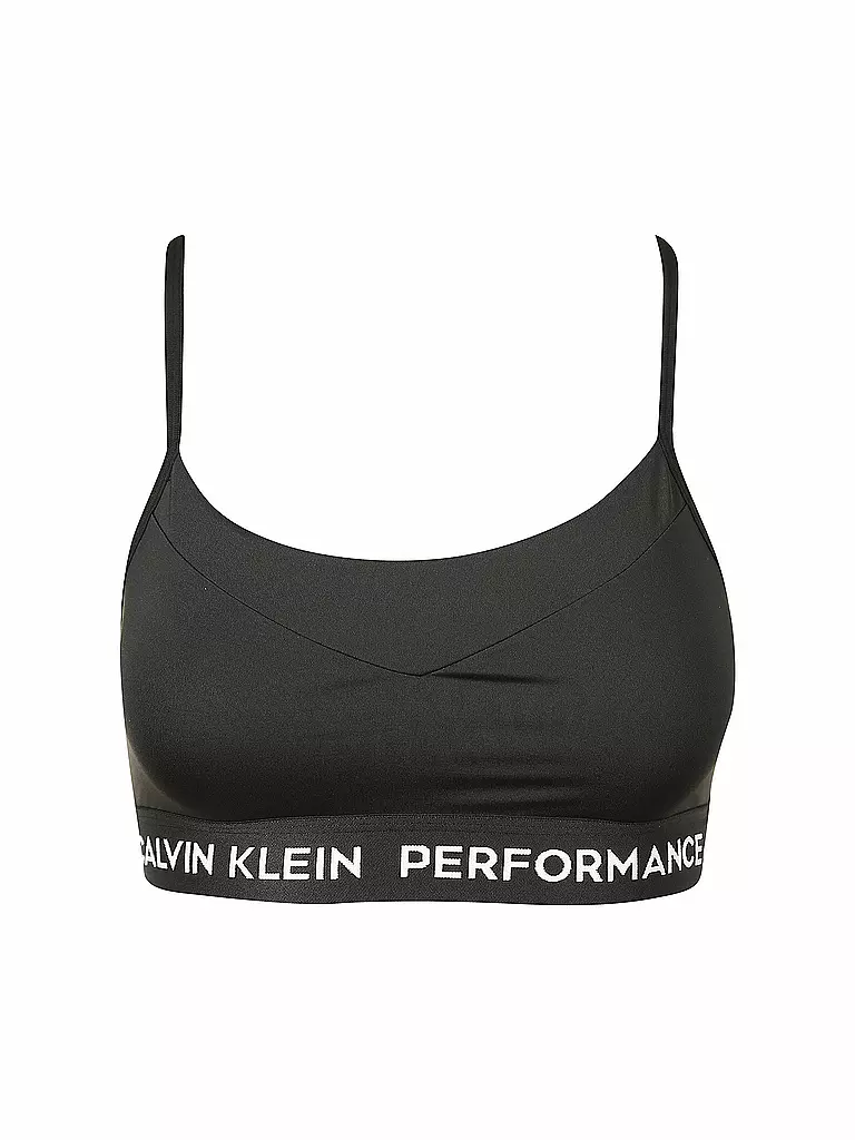 CK PERFORMANCE | Damen Sport-BH Logo Low Support | schwarz