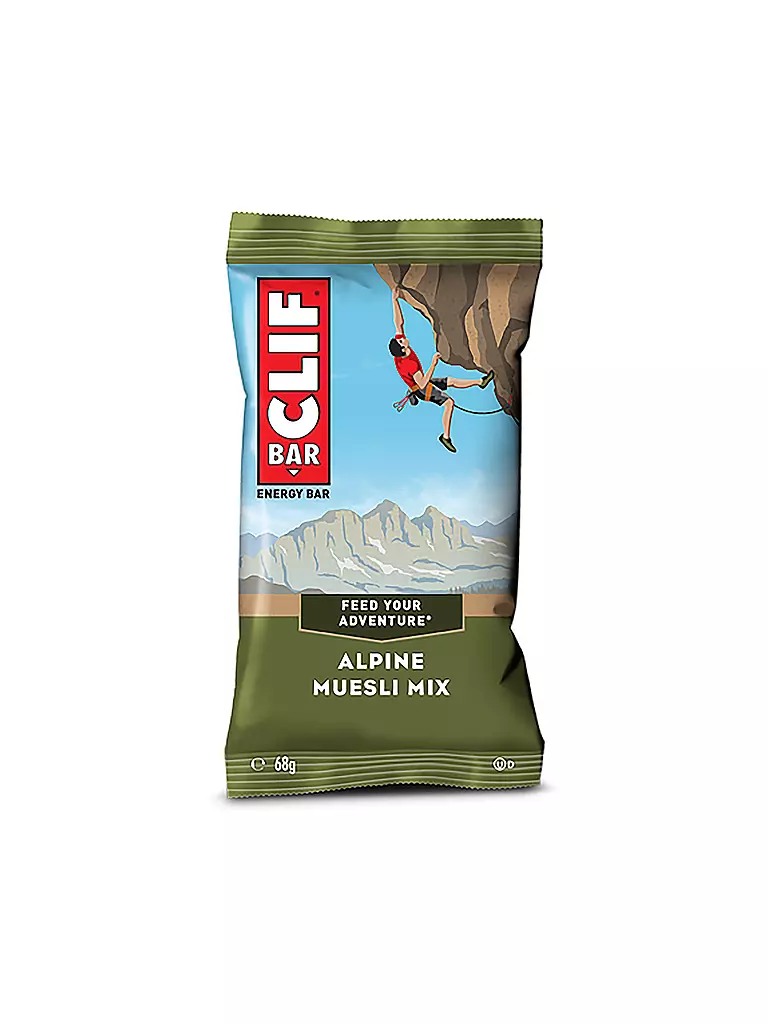 CLIF BAR | Energieriegel Alpine Müsli Mix | grün