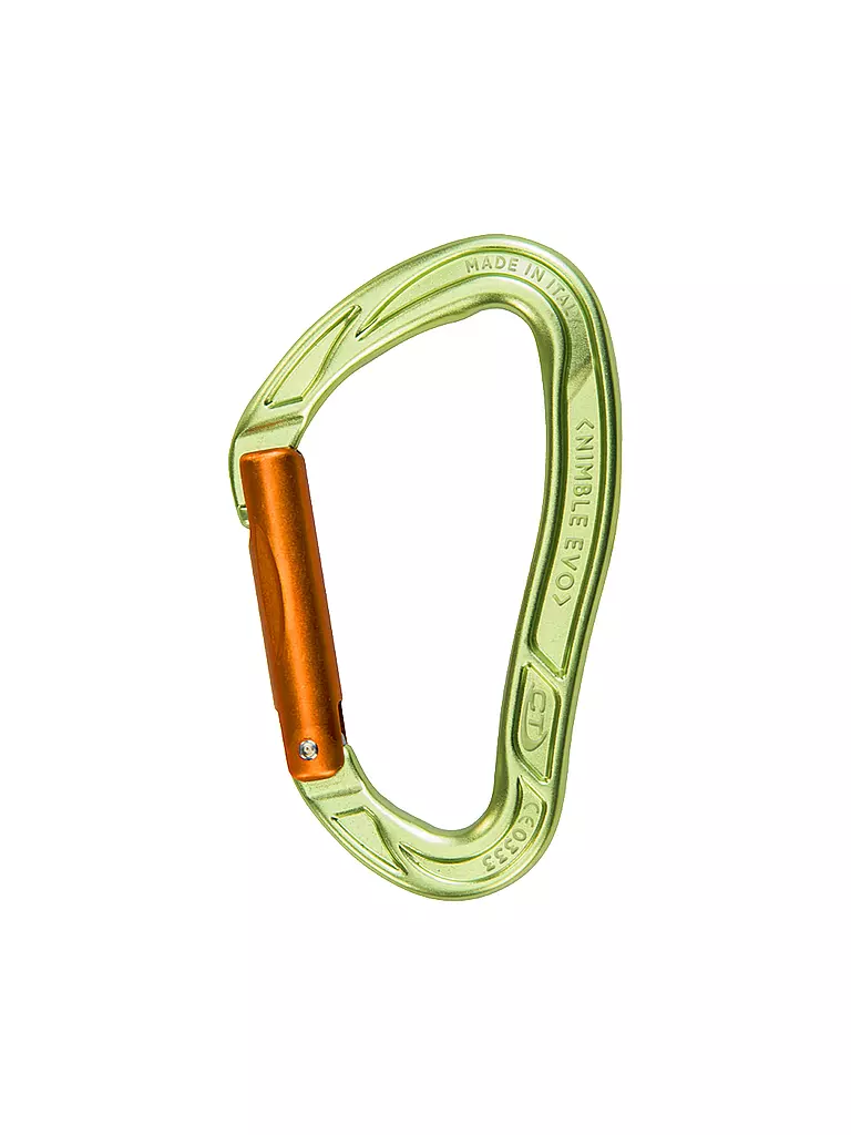 CLIMBING TECHNOLOGY | Karabiner Nimble Evo S Straightgate | grün