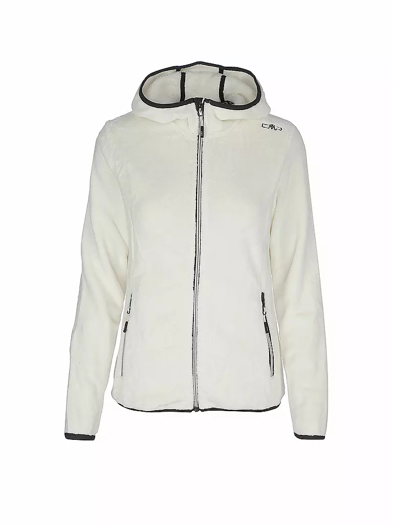 CMP | Damen Fleecejacke Highloft Hoodie | weiss