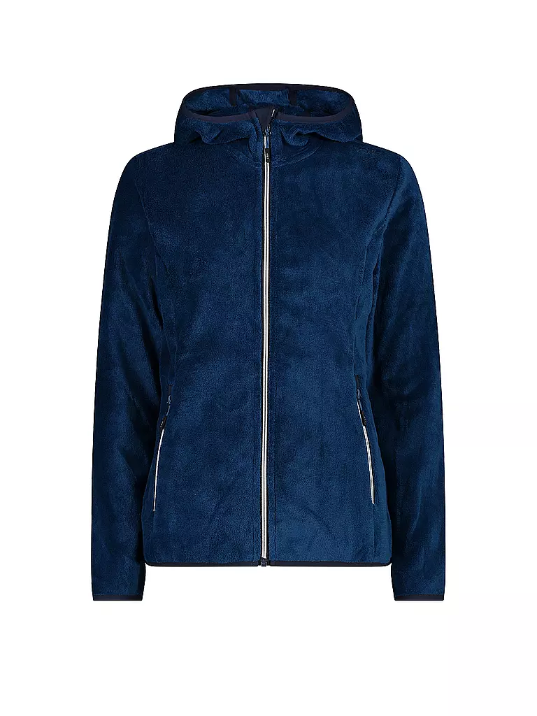 CMP | Damen Fleecejacke Highloft Hoodie | blau