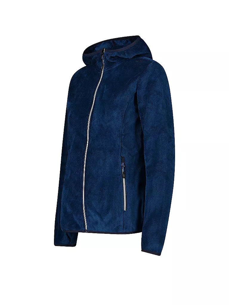 CMP | Damen Fleecejacke Highloft Hoodie | blau