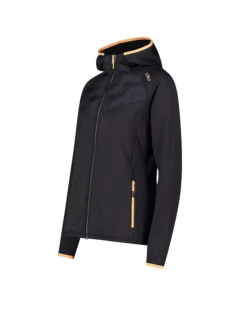 CMP | Damen Touren Hybridjacke Performance Hoodie | grau