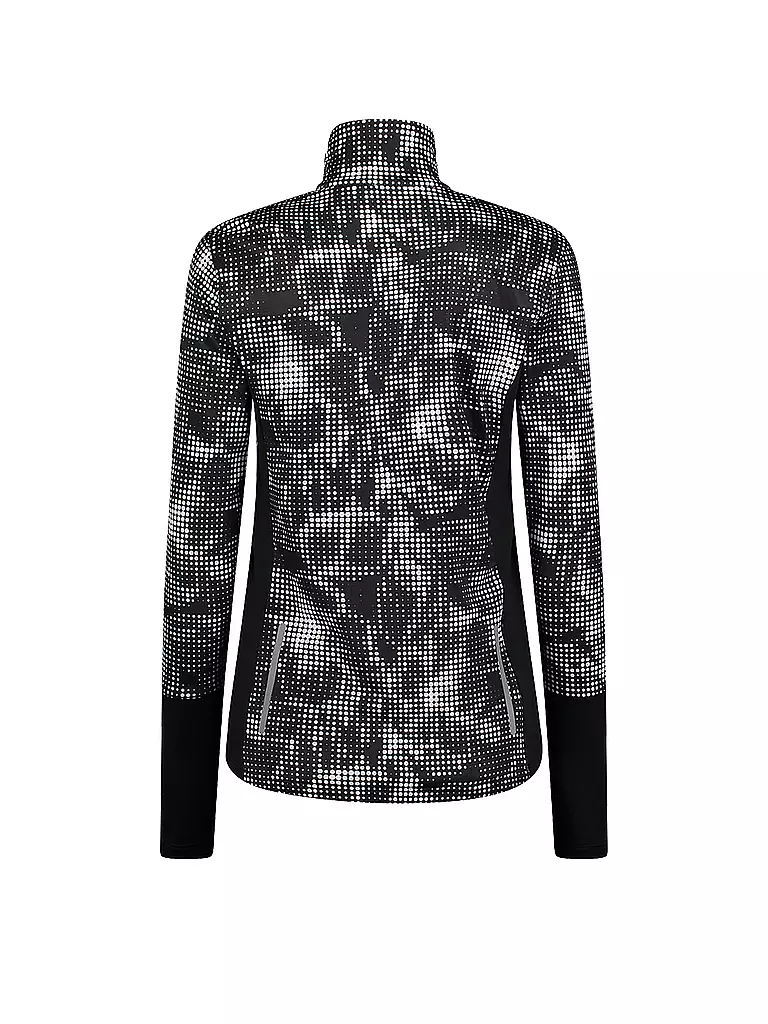 CMP | Damen Unterzieh Zipshirt Warm Printed | schwarz