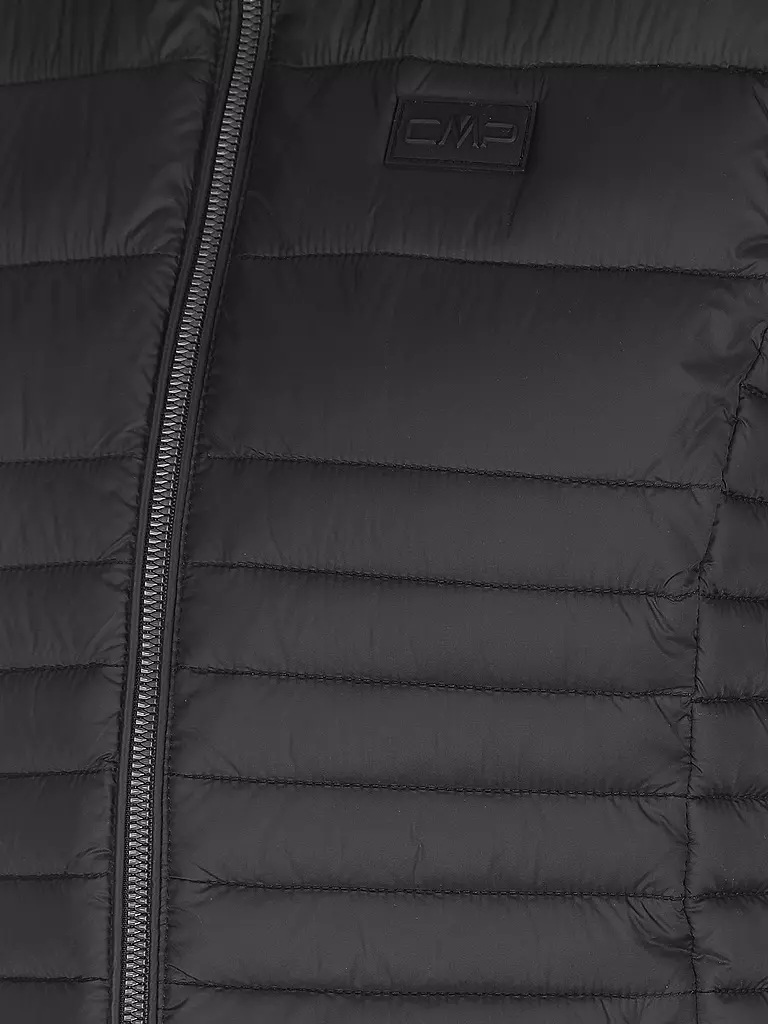 CMP | Damen Weste Snaps Hoodie | schwarz