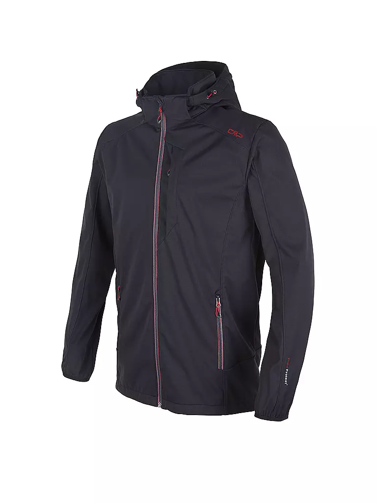 CMP | Herren Softshelljacke Zip Hood Light | blau