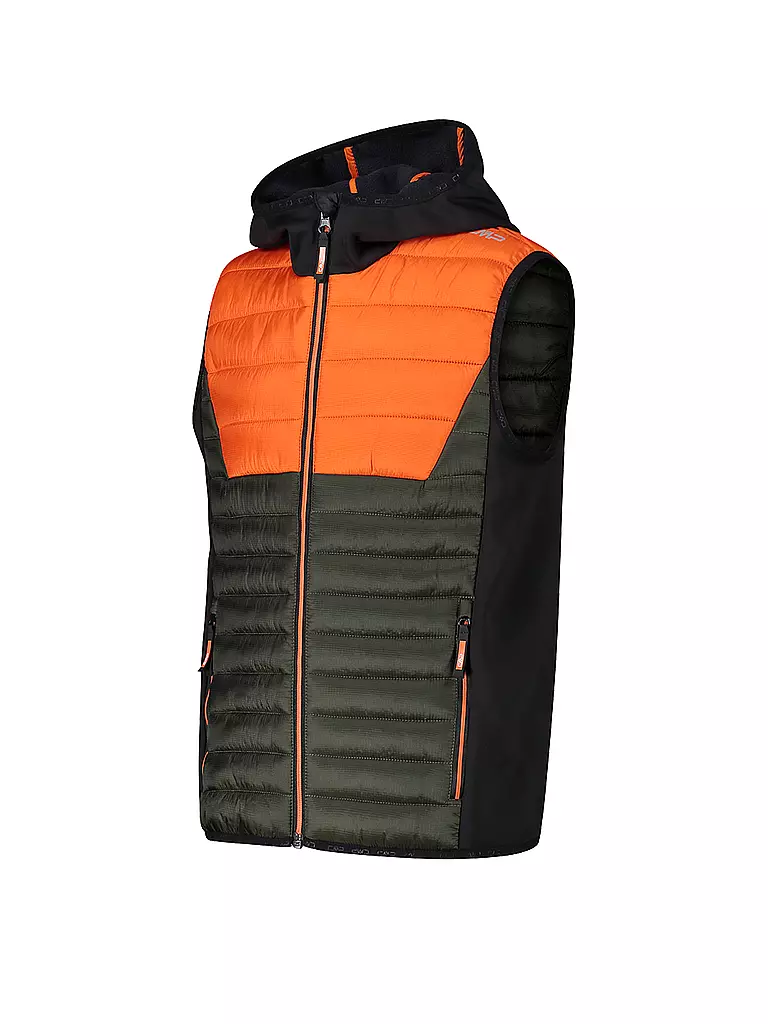 CMP | Jungen Iso Hybridweste mit Ripstop | orange