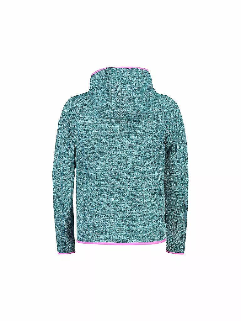 CMP | Mädchen Strickfleecejacke Knitted Hoodie | türkis