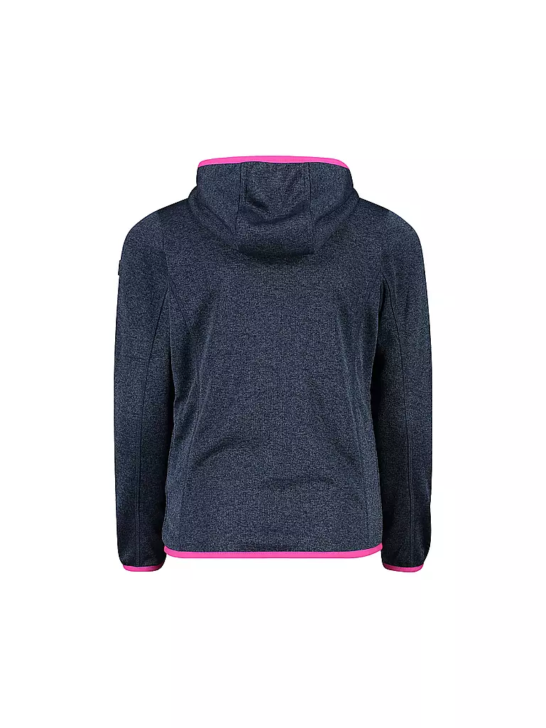 CMP | Mädchen Strickfleecejacke Knitted Hoodie | dunkelblau