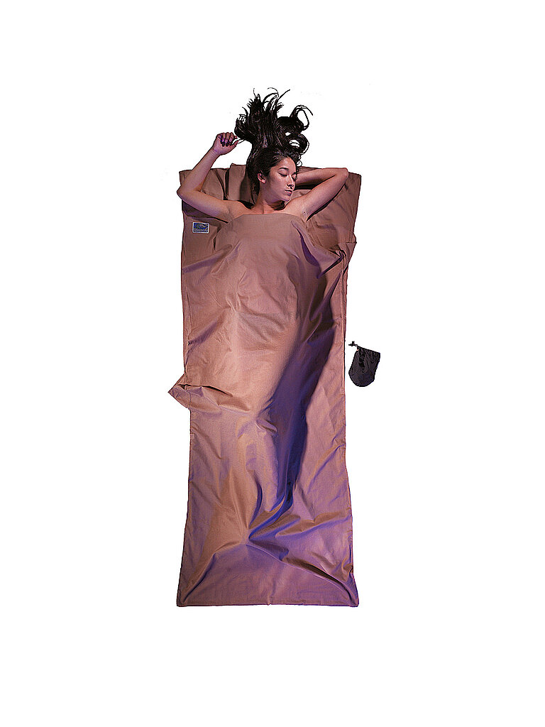Cocoon COCOON Reiseschlafsack TravelSheet 16x9cm 260g braun, braun