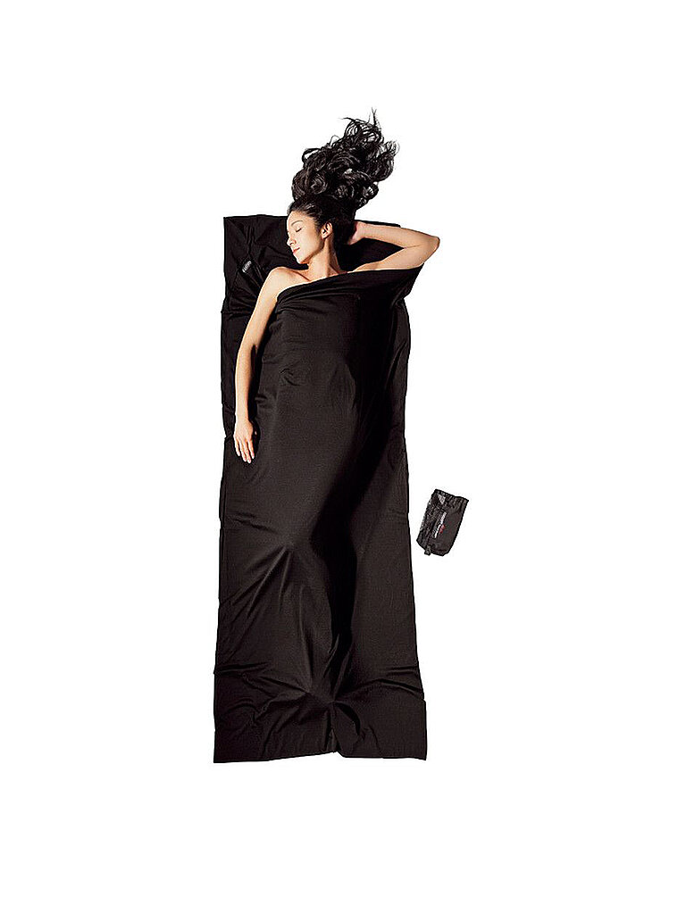 Cocoon COCOON Reiseschlafsack Travelsheet Merino 19x12cm 600g schwarz, schwarz