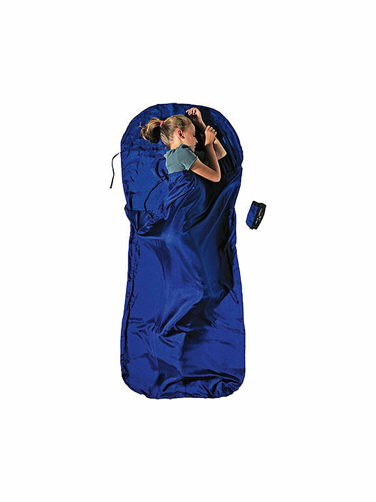 Cocoon COCOON Reiseschlafsack Kidssack Silk 13x6cm 95g blau, blau