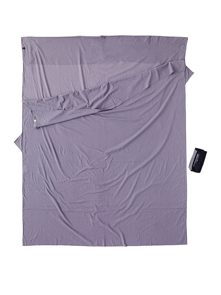 Cocoon COCOON Reiseschlafsack Travelsheet Doublesize XL 20x10,5cm 550g grau, grau