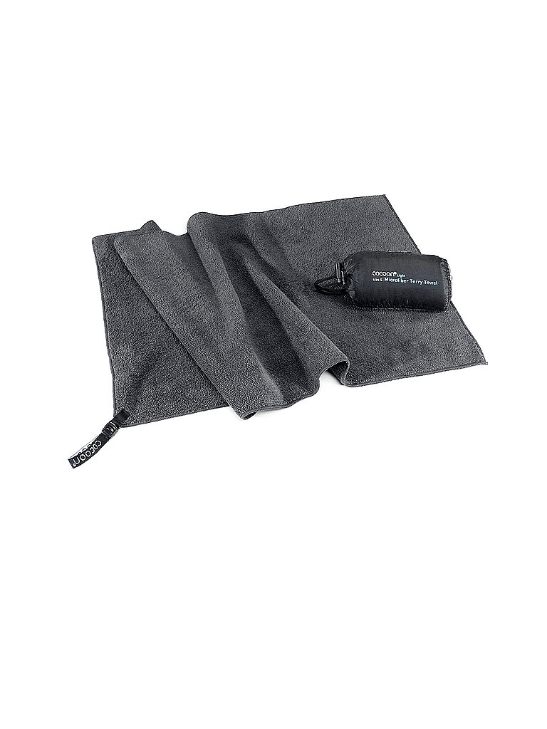 COCOON Reisehandtuch Terry Towel Light Mikrofaser grau | L/120*60