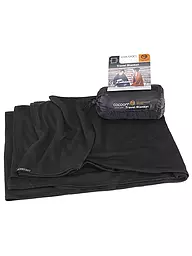 COCOON | Reisedecke Travel Blanket Merino Wool/Silk 180*140CM | schwarz