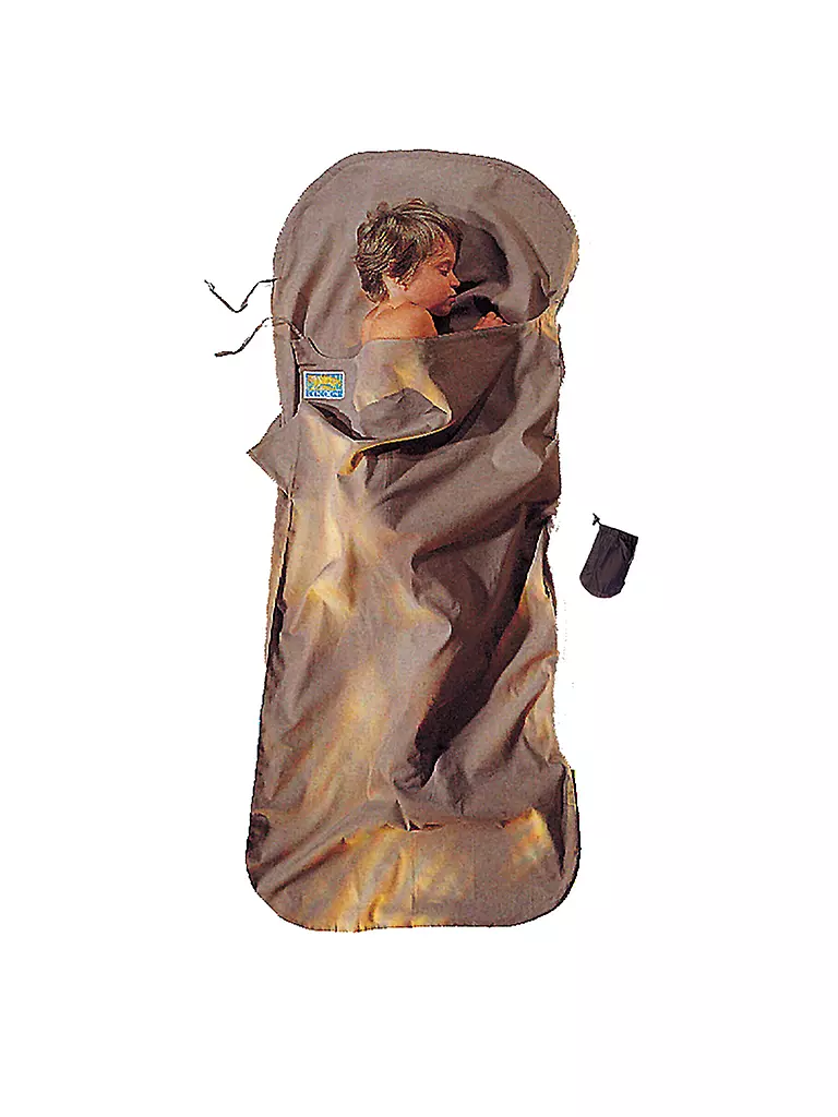 COCOON | Reiseschlafsack KidSacks 15,5x9,5cm 290g | braun