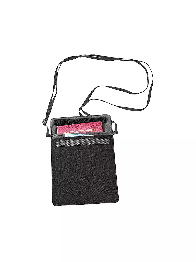 COCOON | Secret Passport Wallet Silk | schwarz